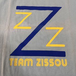 Team Zissou Tshirt Mens XL graphic Tee Blue Funny Movie Life Aquatic Bill Murray